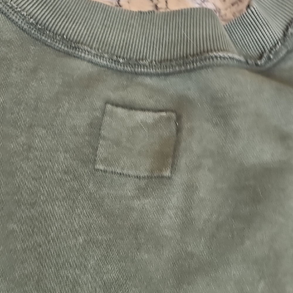 Aerie Forest Green Two Tone V-Neck Pullover-trendy,like New Condition! - Picture 7 of 8